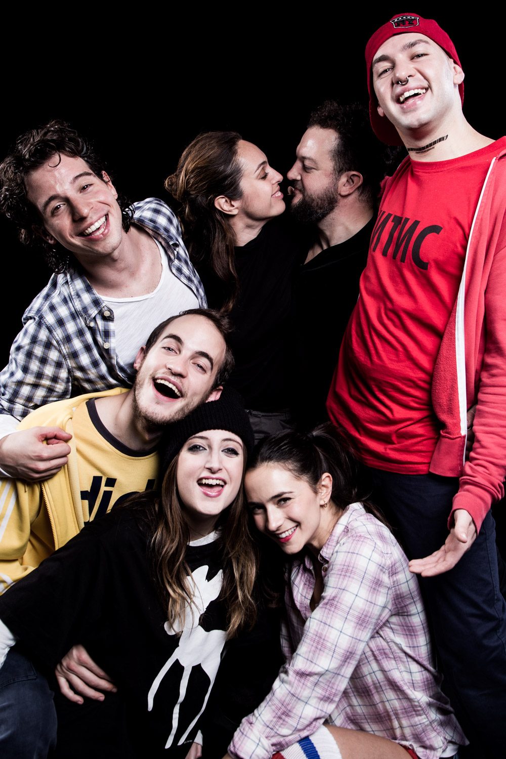 Il gruppo di Short Skin, al centro Massimiliano Cividati e Raffaella Bonivento
